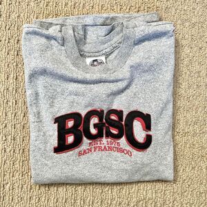 Vintage Embroidered Gray Long Sleeve Shirt Bubba Gump Shrimp